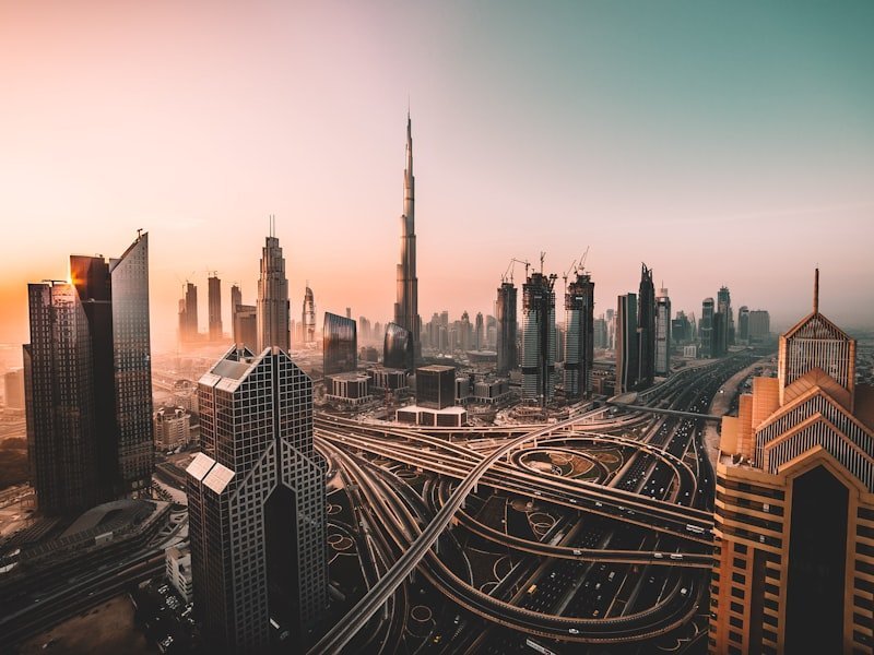 Dubai inspired background