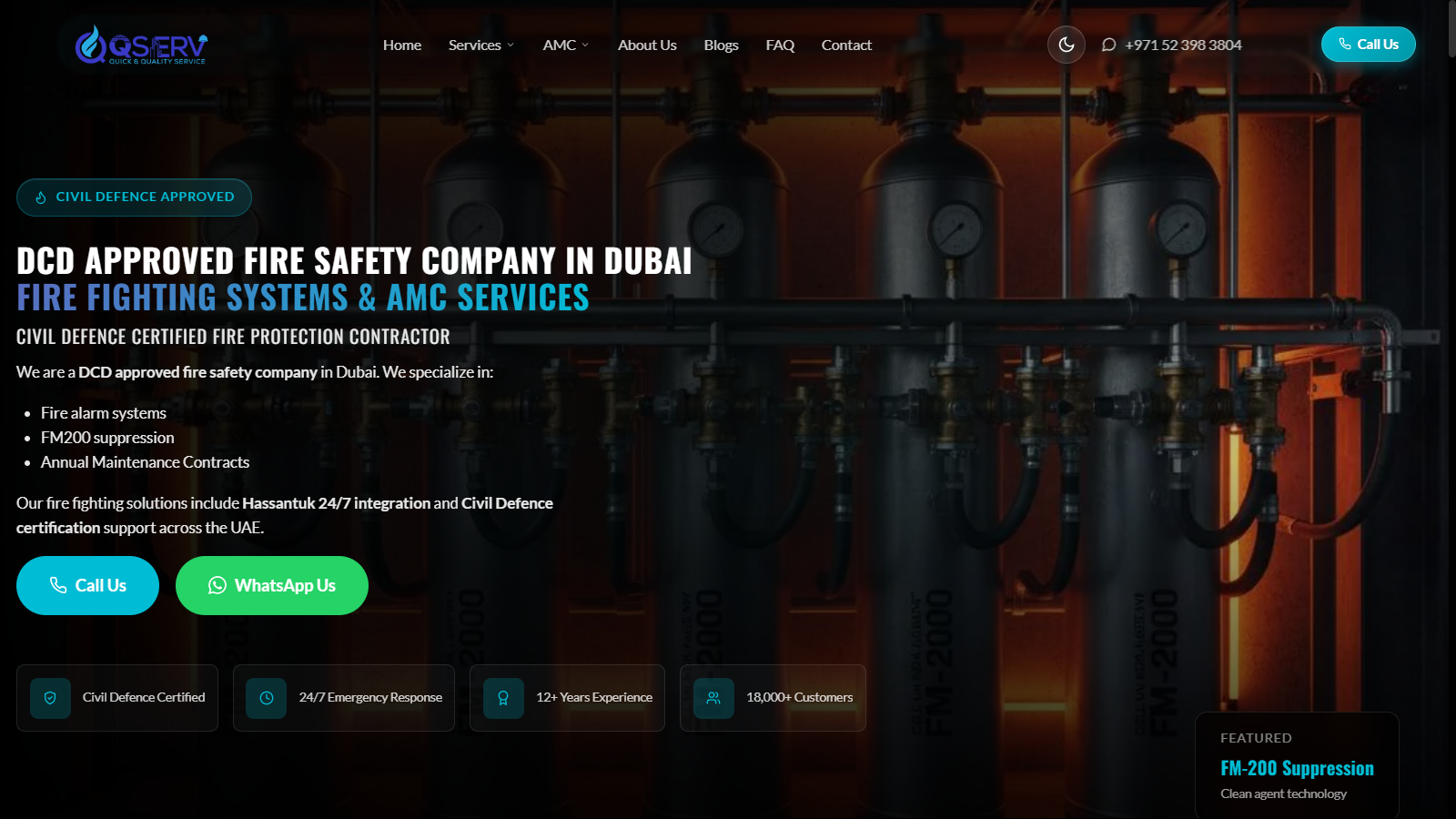 QSERV UAE - Fire Safety Company Dubai