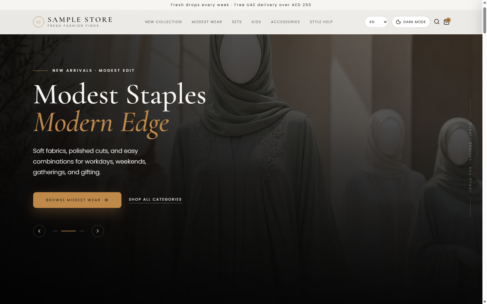 Abaya E-Commerce Site