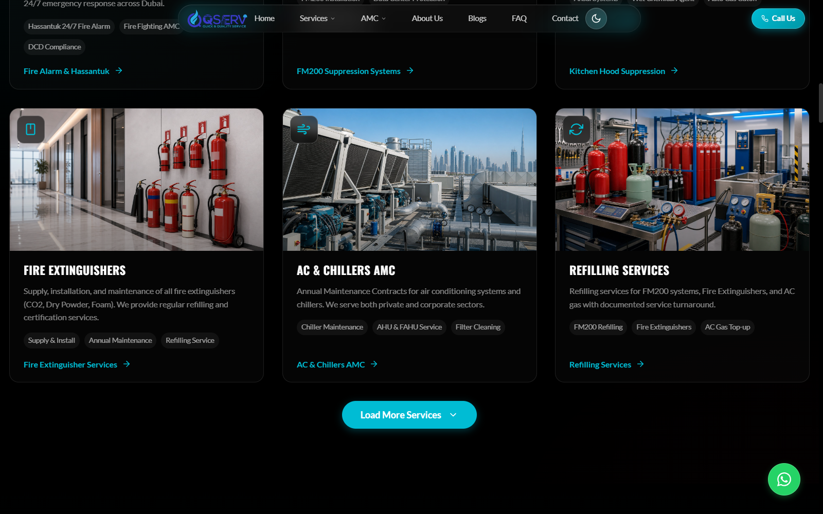 Service grid continuation